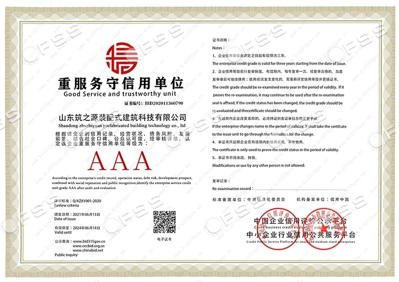 Certificates