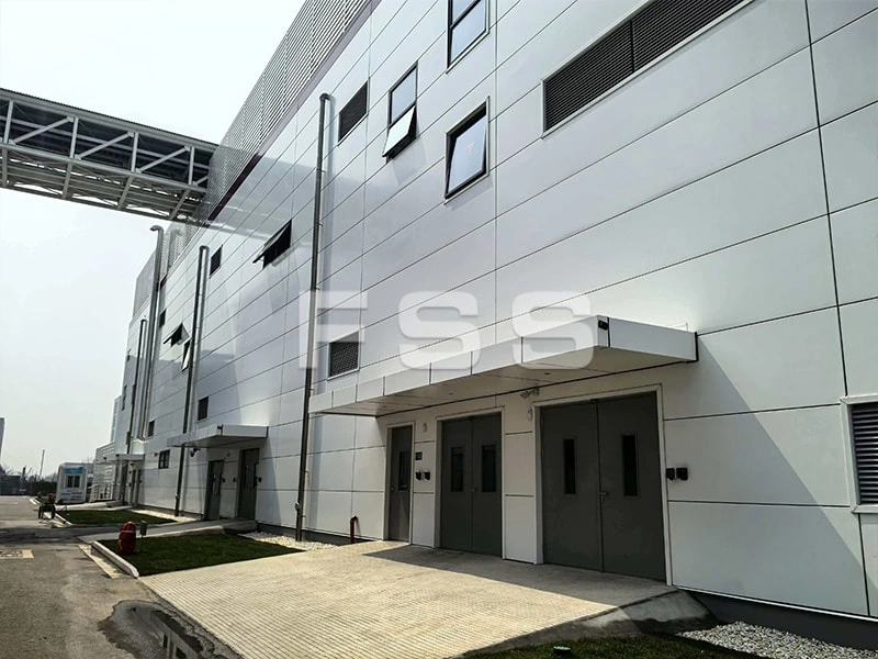 Premium Enclosure: Sandwich Panel Steel Structure Excellence